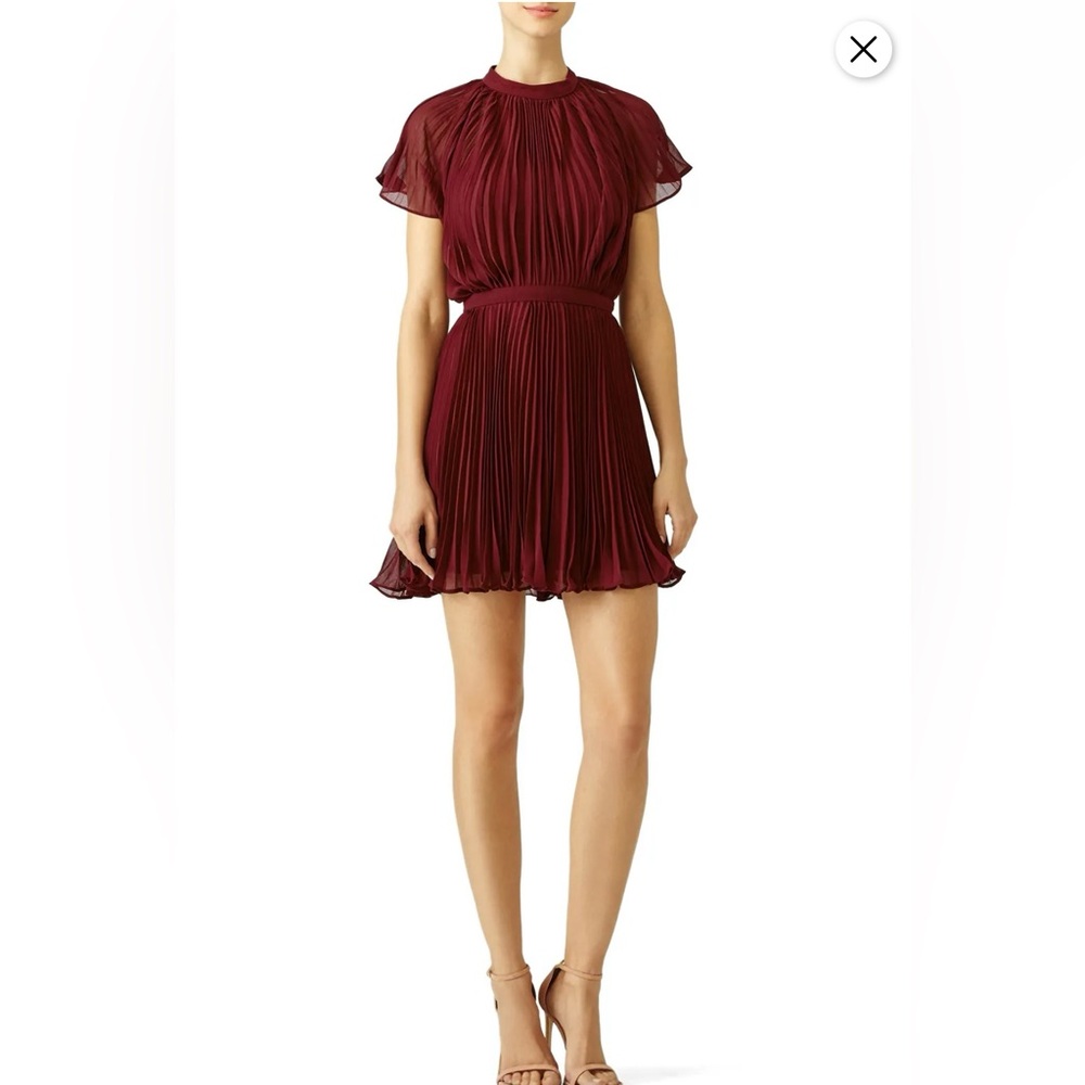 KEEPSAKE the Label Burgundy Come Back Dress